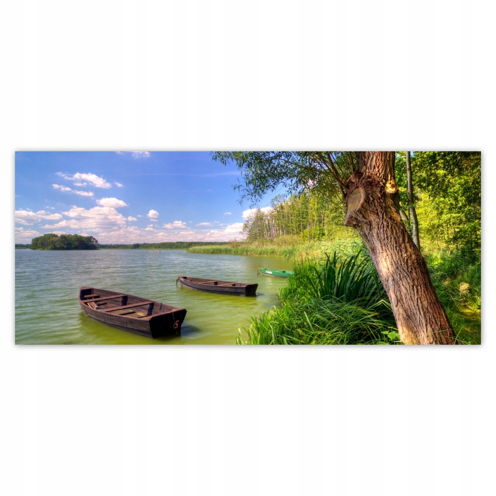 

Fototapety flizelina 250x104 Łódki na jeziorze