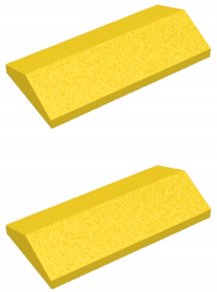

Lego Skos Dach. Próg 2x4 Żółty 3299 6334233 2szt