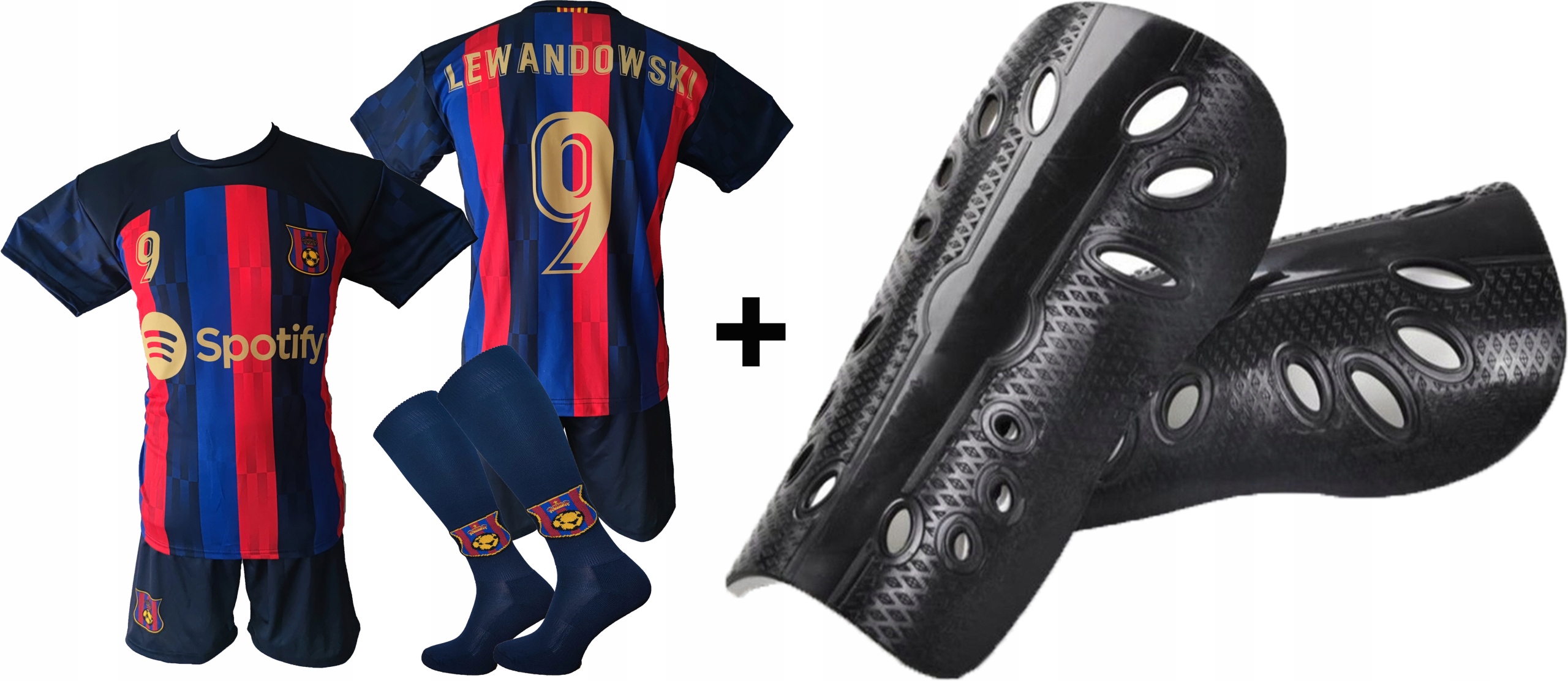 

Lewandowski komplet strój piłkarski Barcelona r140