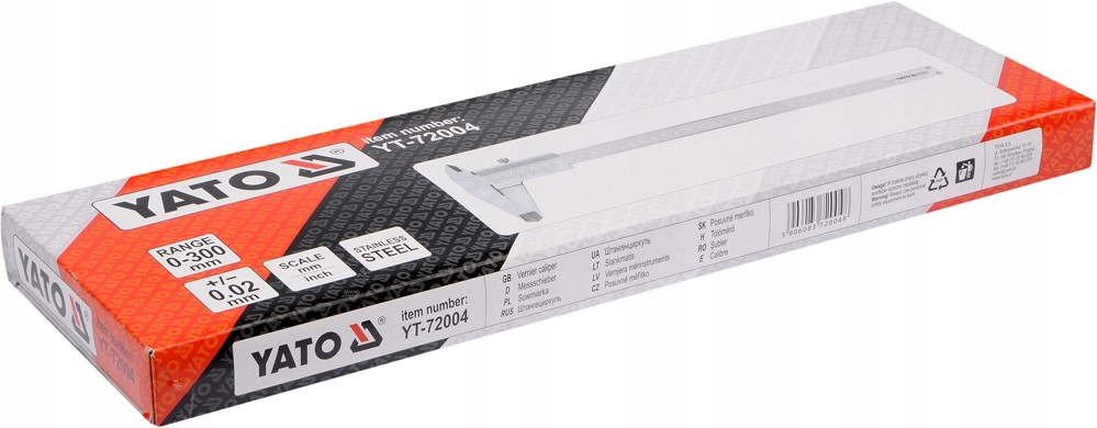 SUWMIARKA ANALOGOWA NONIUSZOWA 300MM YATO YT-72004 Kod producenta YT-72004