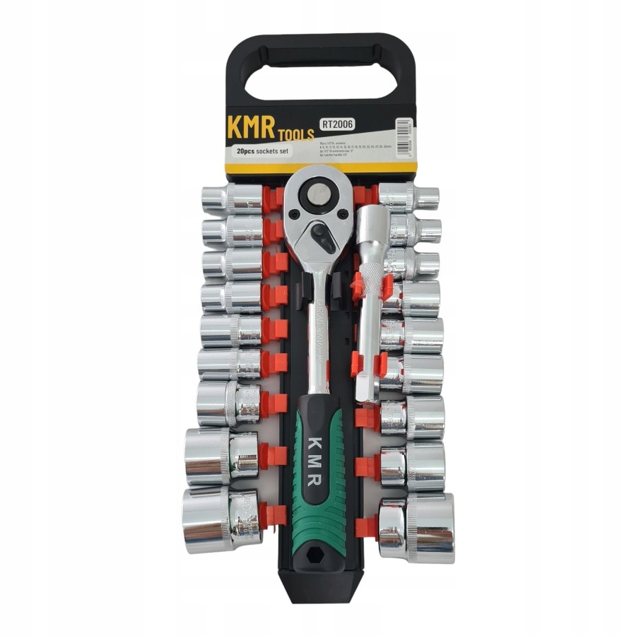 Zestaw narzędzi GRZECHOTKA NASADKI 20 el 1/2"