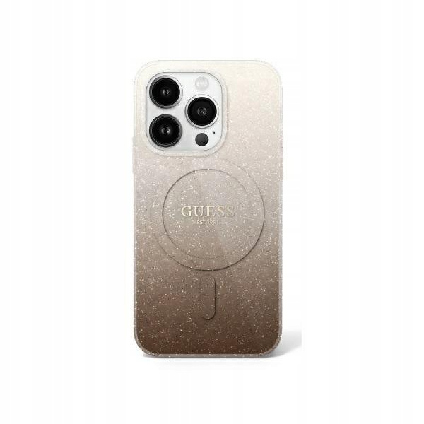 Guess GUHMP16LHGRCELW iPhone 16 Pro 6.3" brązowy/brown hardcase IML Gl