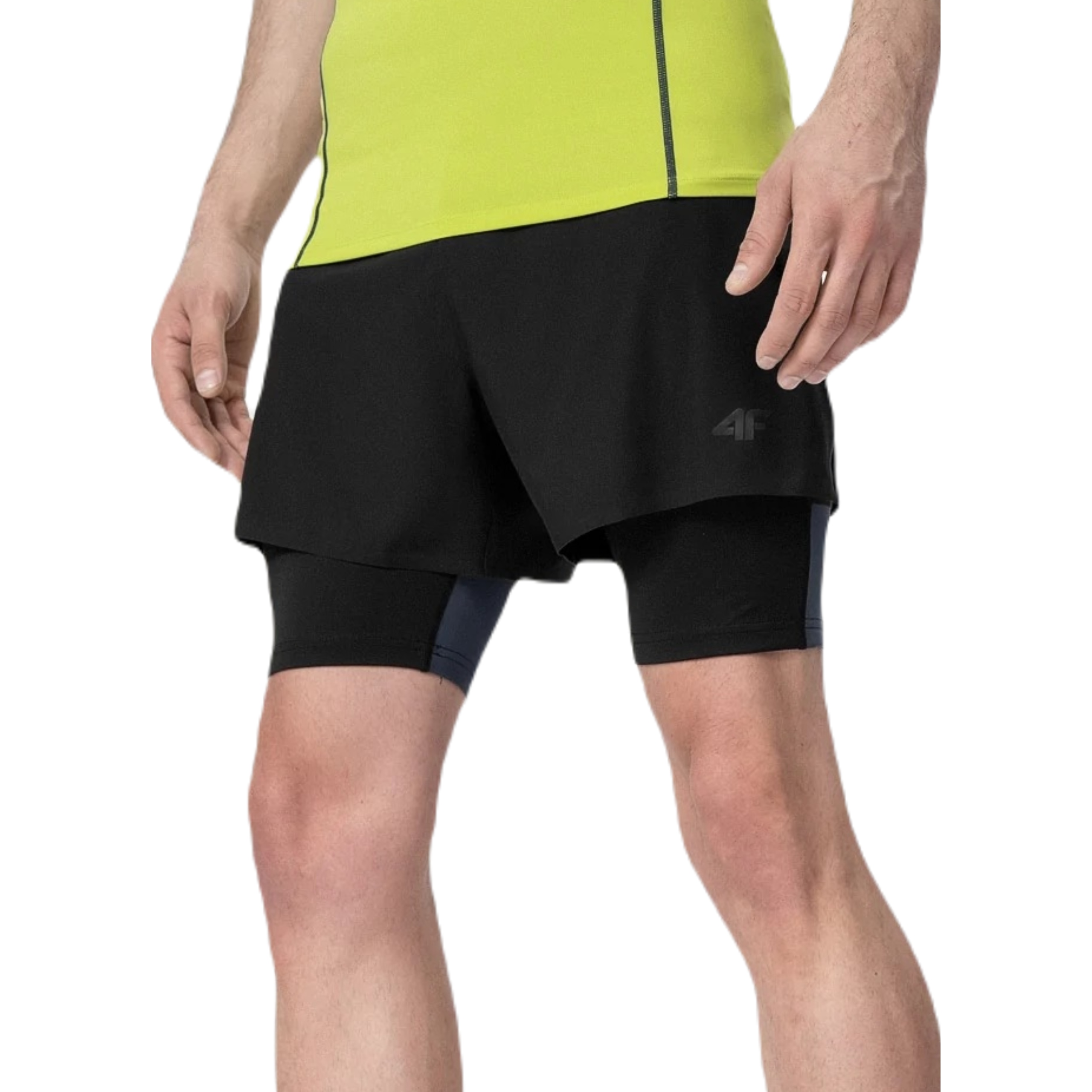 Spodenki Sportowe Męskie 4F Z Odblaskiem Kieszeń L