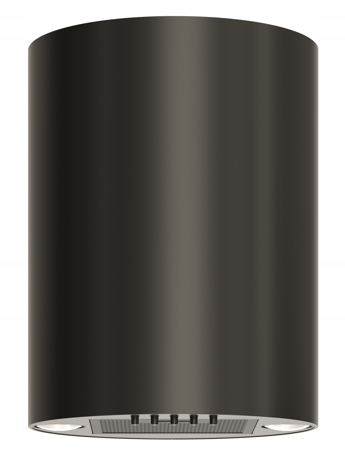 Okap kuchenny kominowy przyścienny Maan Elba Mini 431 Czarny Mat Led Filtr