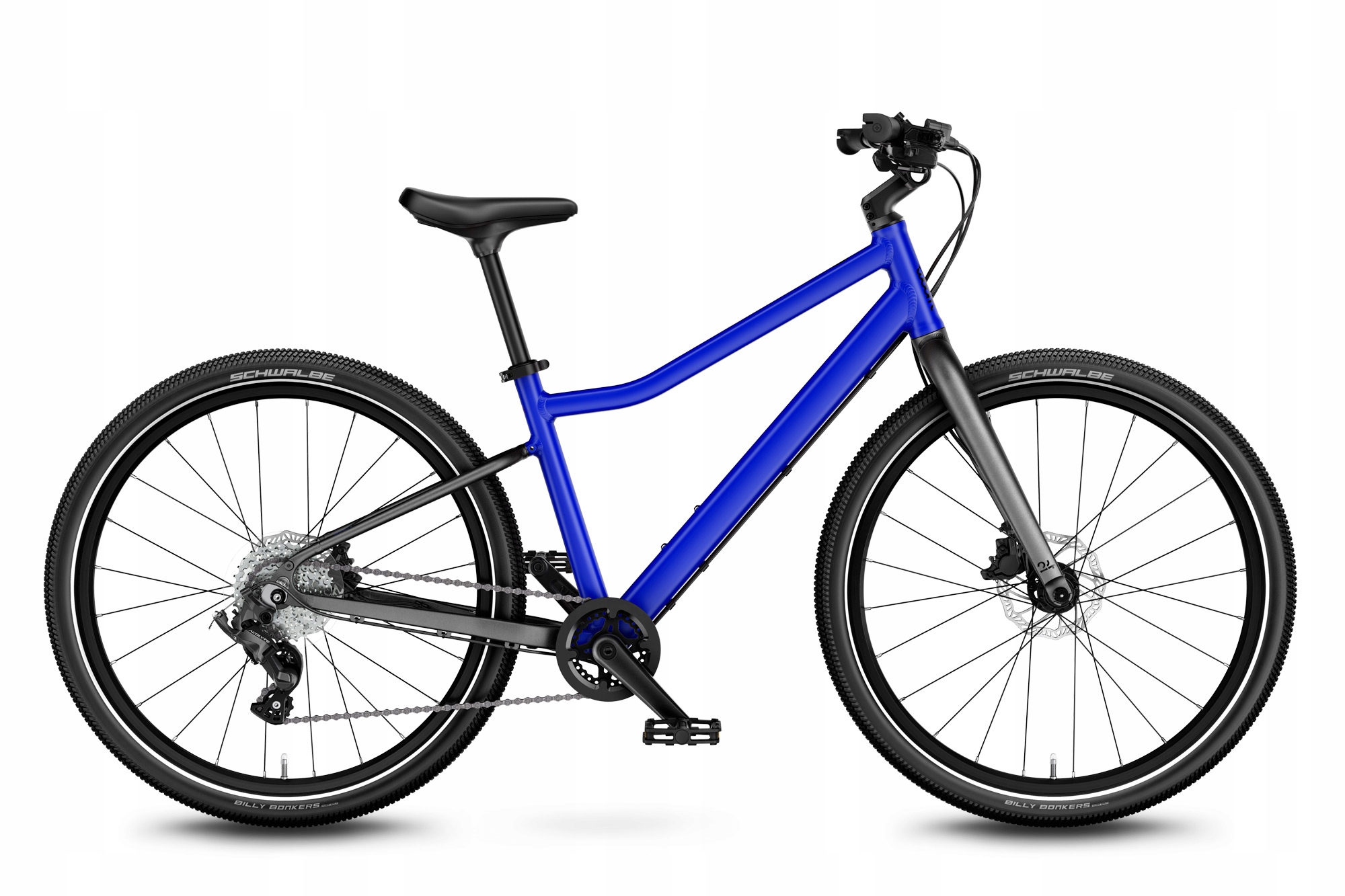 Lekki Rower dla dziecka Woom explore 5 magnetic blue 24'' niebieski