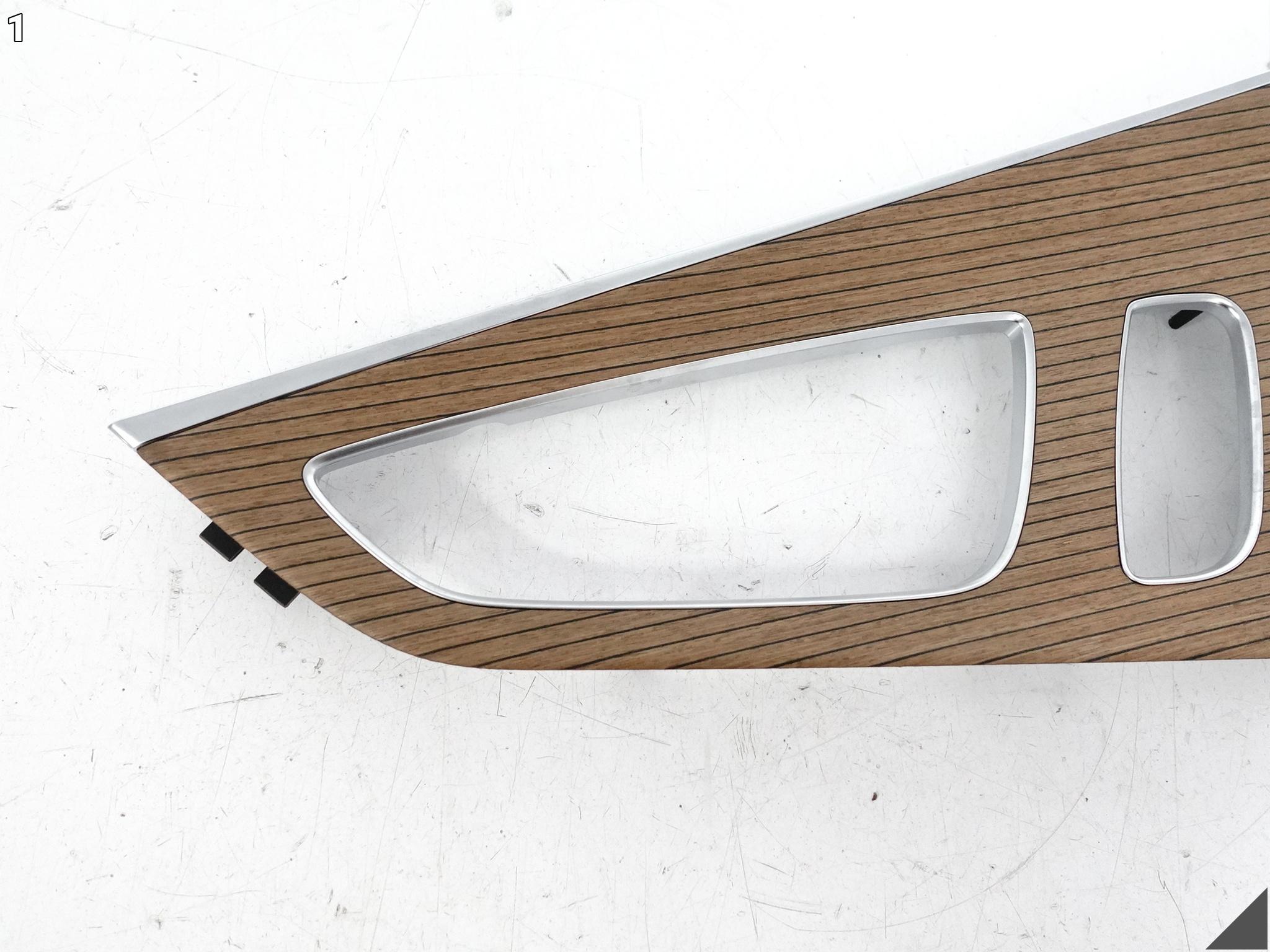 AUDI A7 S7 RS7 4G8 C7 10-18 cover DEKOR door left front CHROM KB4