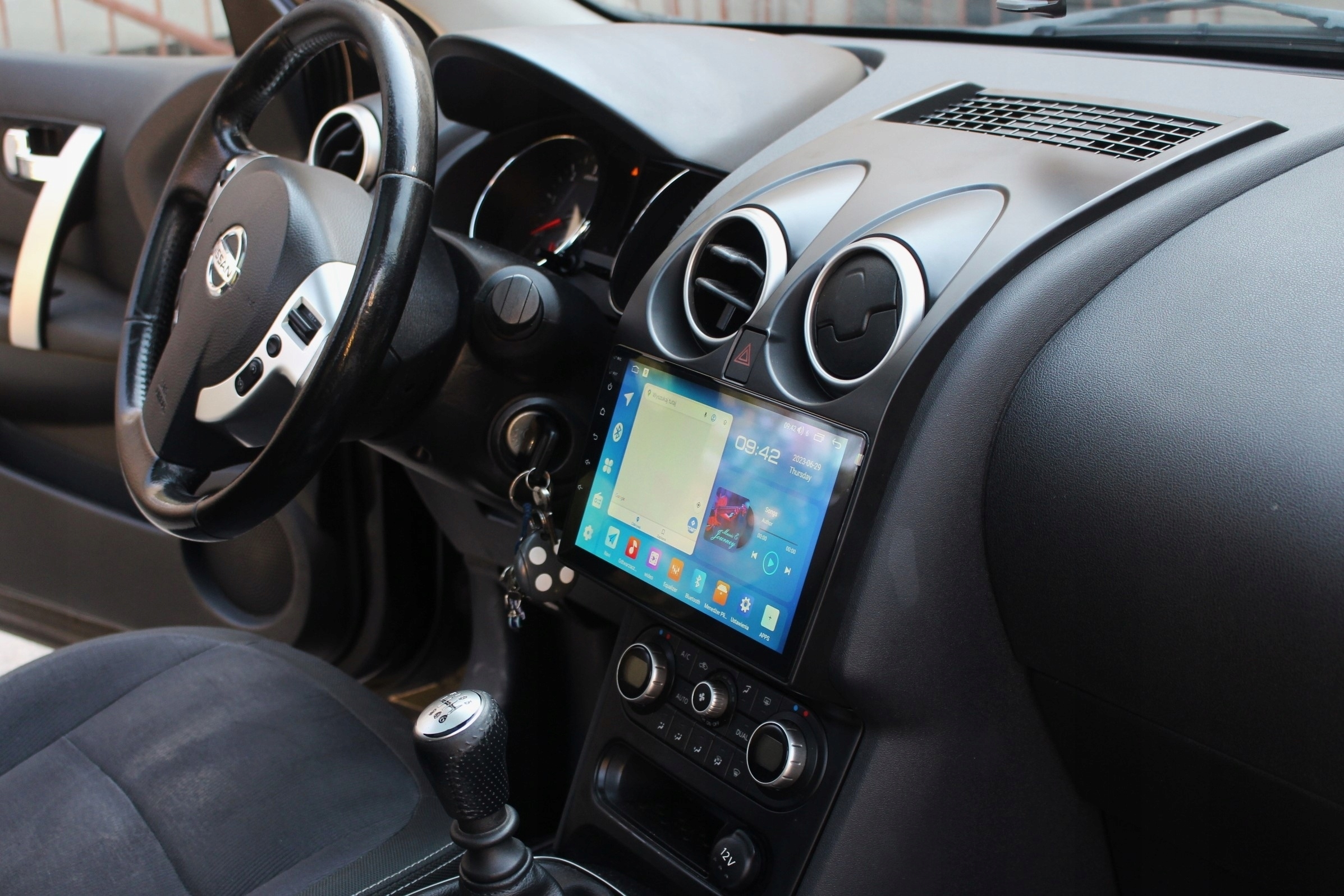 RADIO NAWIGACJA GPS NISSAN QASHQAI 2006-13 ANDROID Radio informacja RDS pasmo AM pasmo FM