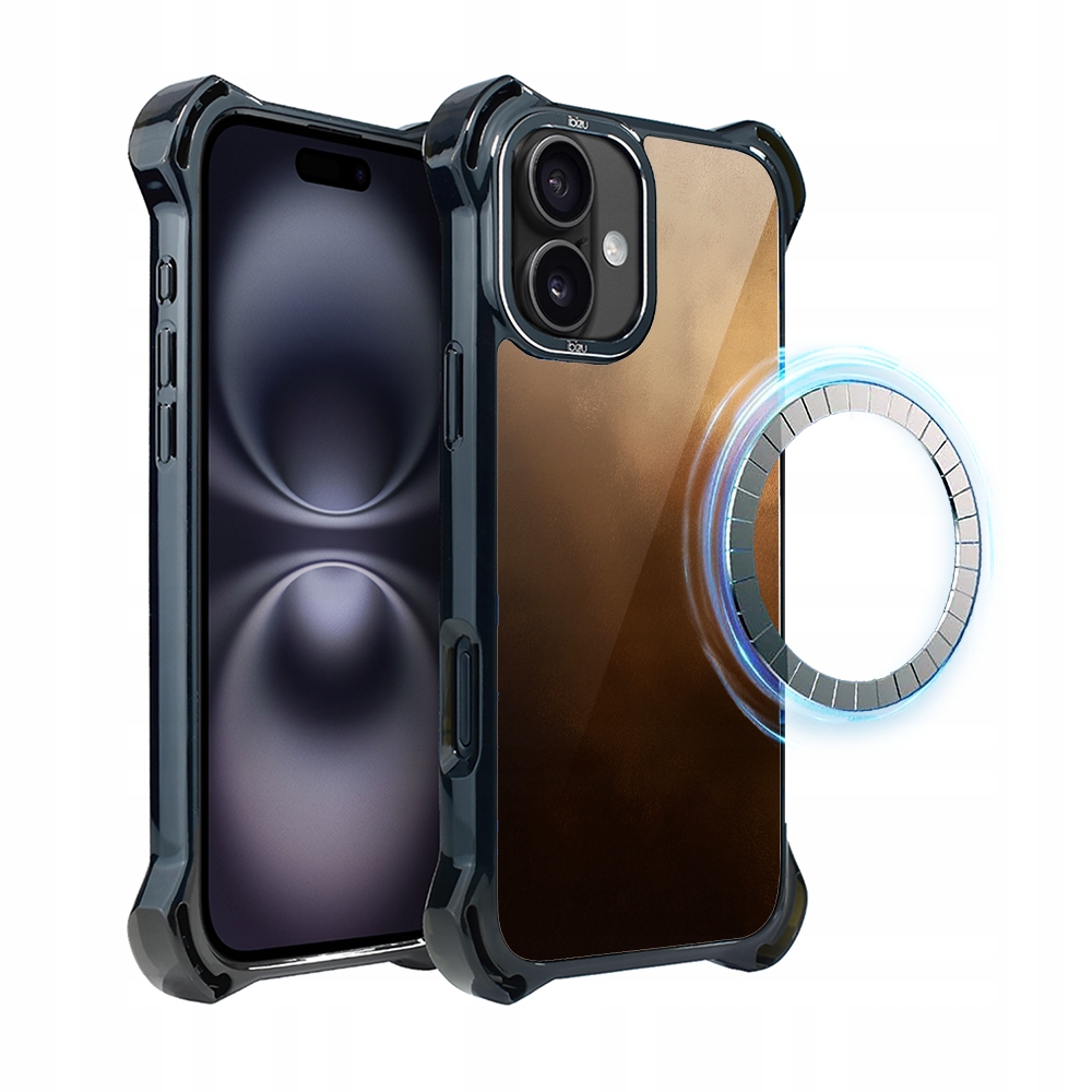 Pouzdro Ibizu DropGuard Ultra pro iPhone 16 Plus s MagSafe, barva Pouštní bouře