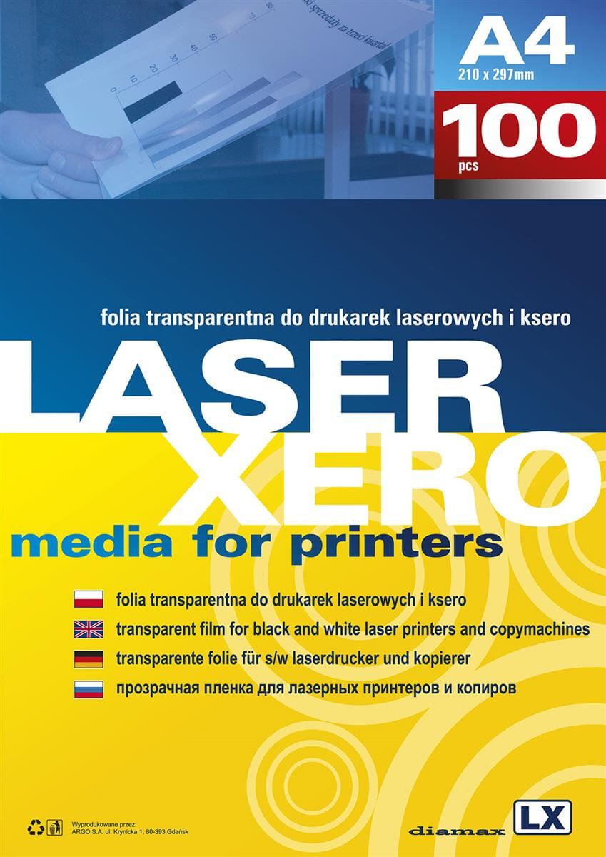 

Folia LX do kserokopiarek i drukarek laserowych 20