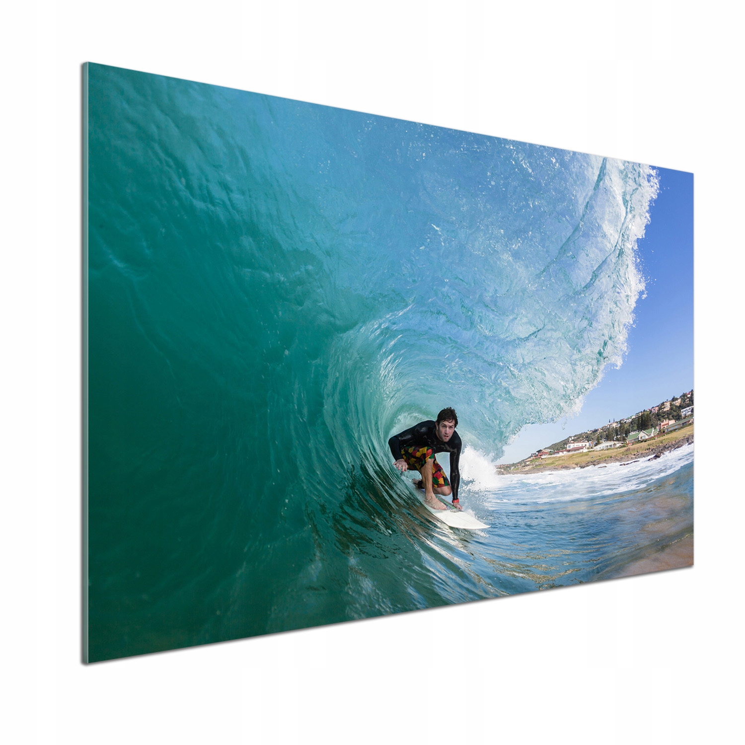 Panel do kuchyne Surfer na vlne 100 x 70 cm Lepidlo