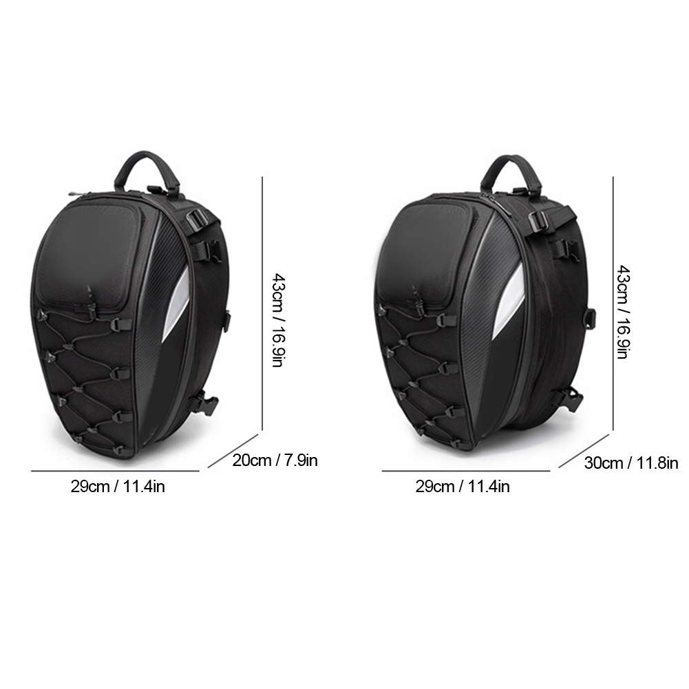 TORBA NA KASK MOTOCYKLOWY MOTOCYKL TYLNE SAKWY Producent bez marki