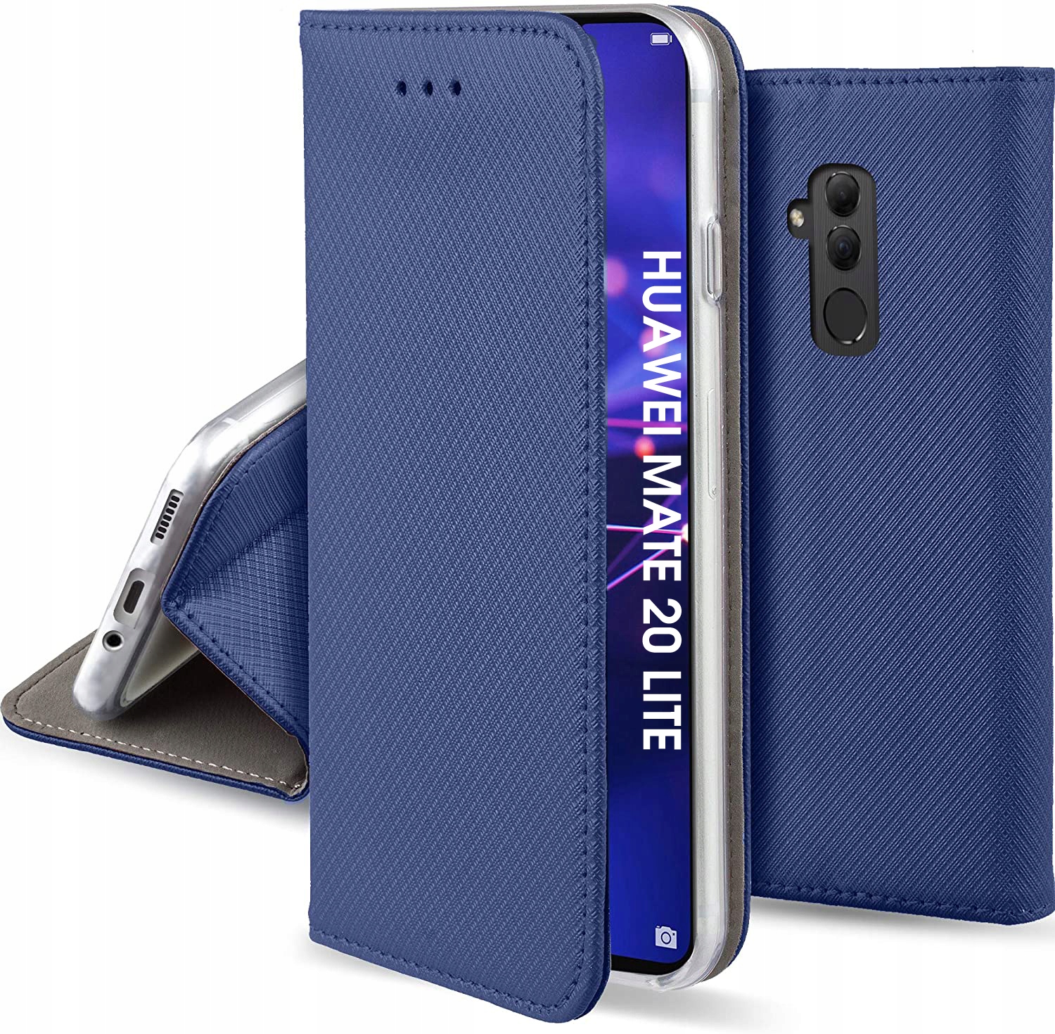 

Etui do Huawei Mate 20 Lite Smart Magnet Szkło
