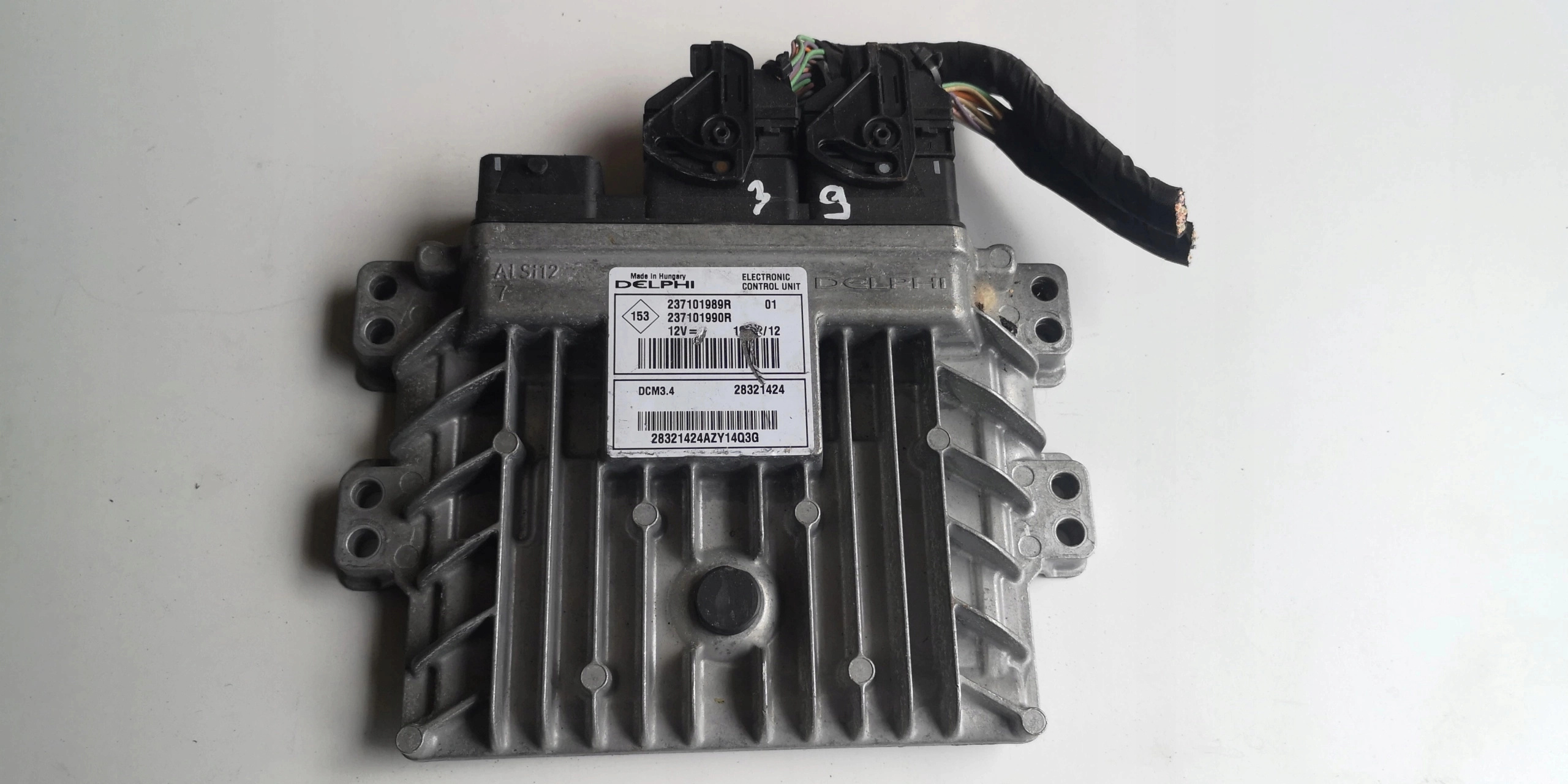 Computer ECU RENAULT CLIO 237101989R 237101990R 2