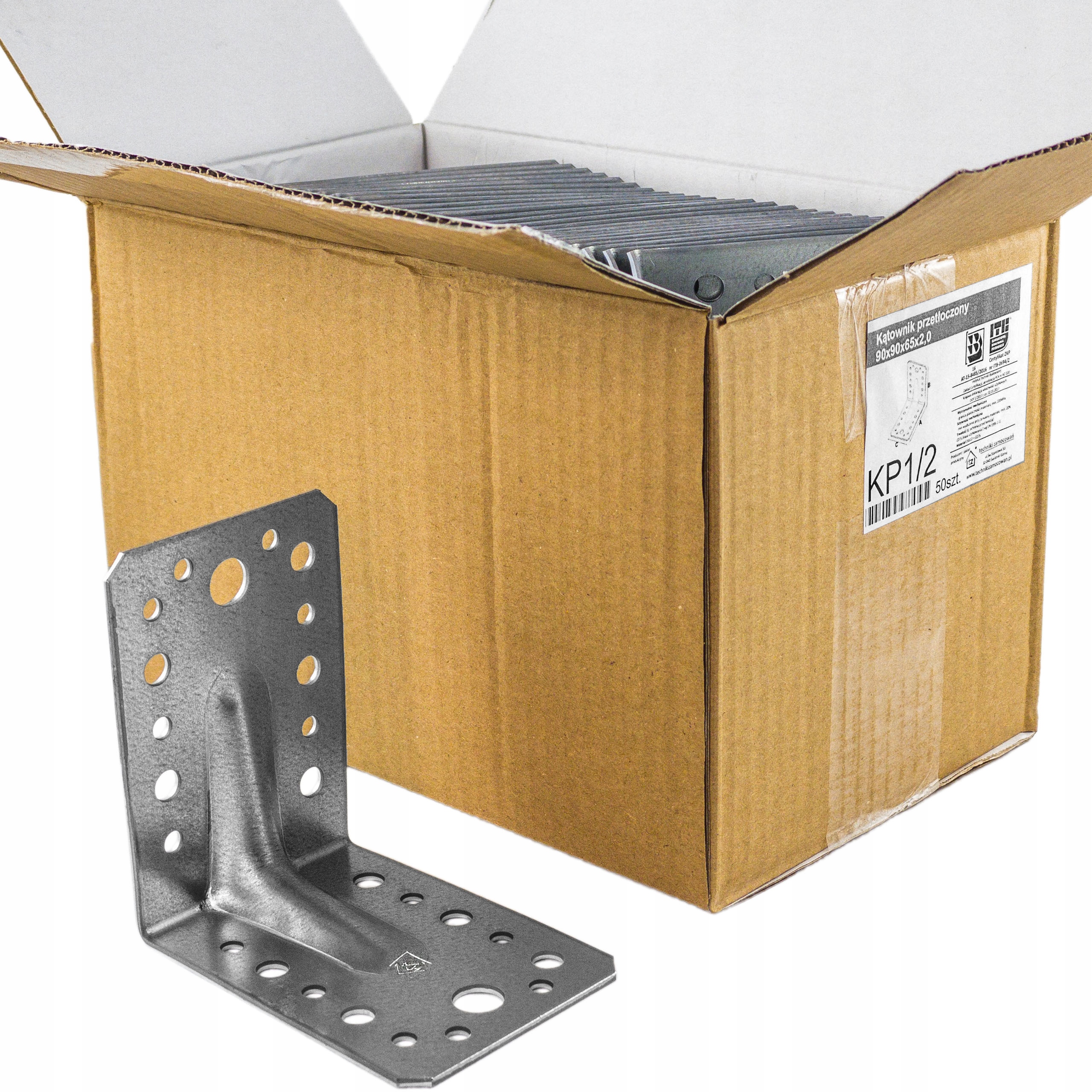

Łącznik Kątownik Ciesielski 90x90x65x2,0mm 50 szt