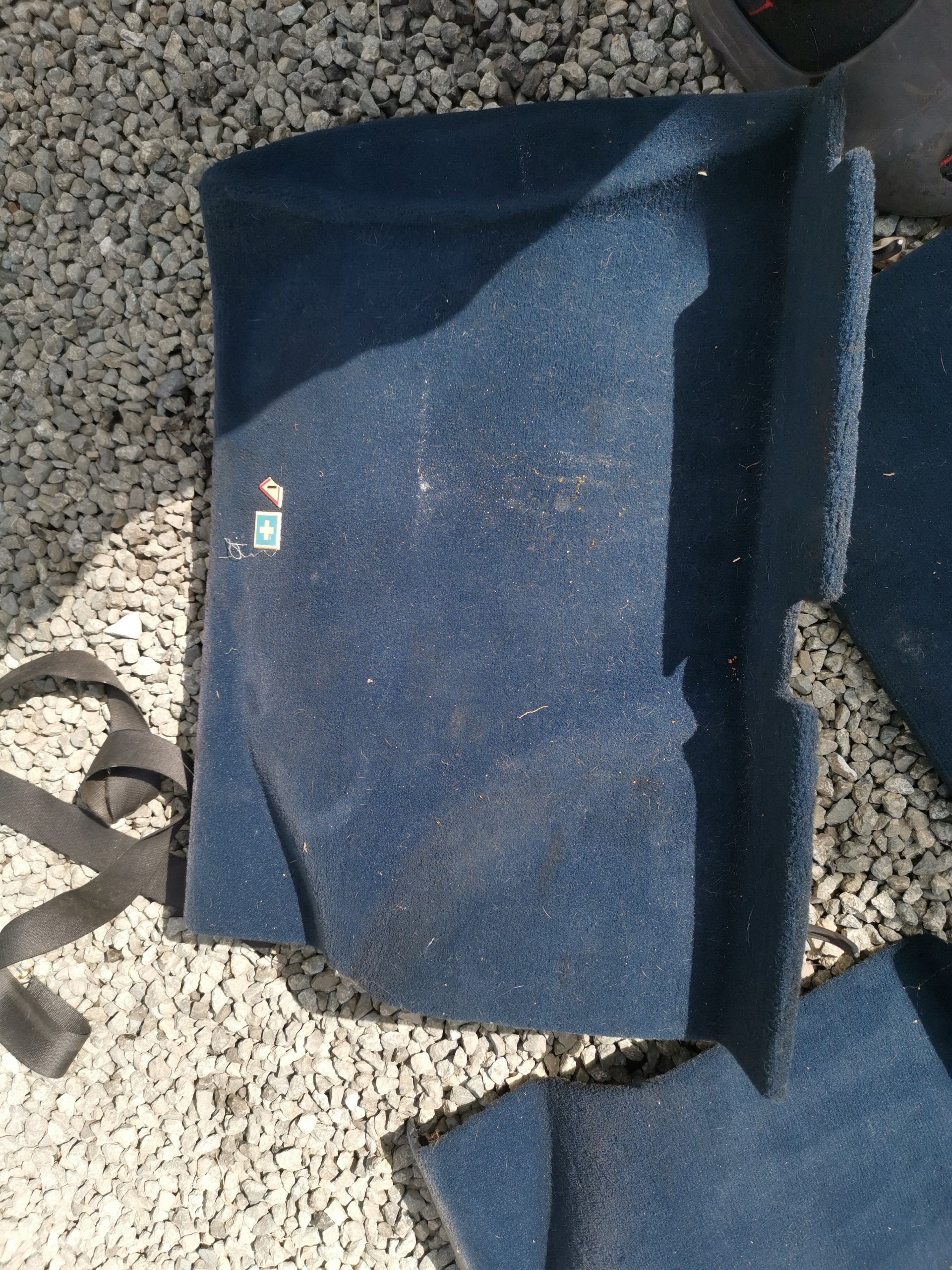 mercedes w210 kombi upholstery boot blue