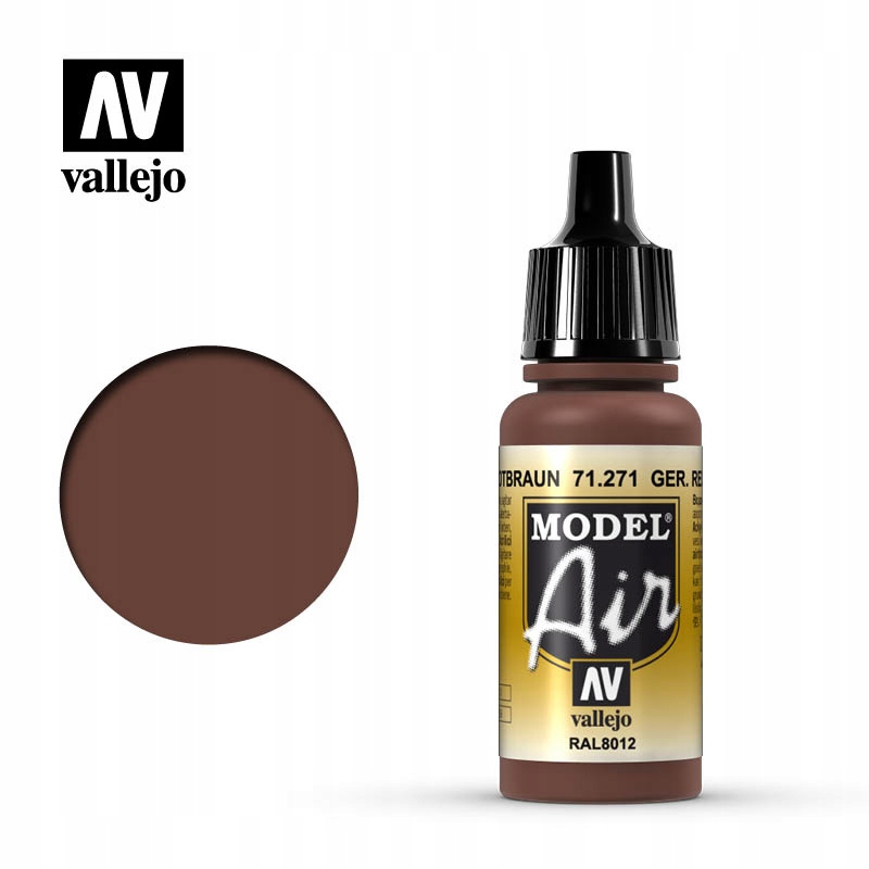 Vallejo 71271 Model Air 17 ml German Red Brown