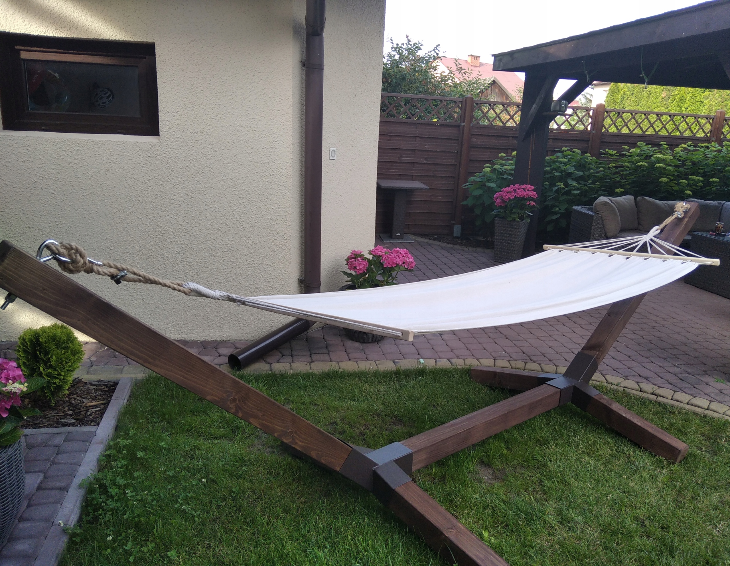 NOGA HAMAKA UCHWYT STELAŻ ŁĄCZNIK 100X100 GRUBY Styl nowoczesny