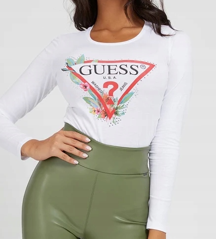 

-10% Guess Bluzka Longsleeve Damski W1YI97JA911 M
