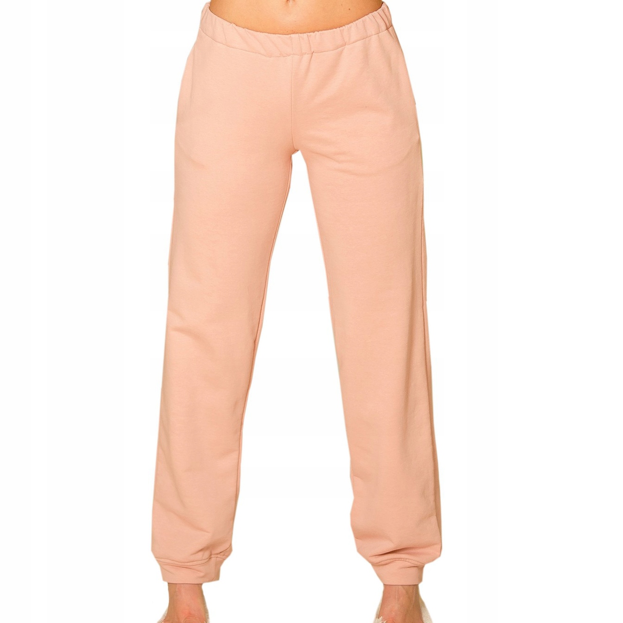 Dámské kalhoty Santiago S Růžové Pink Teplákovka Bavlna Dlouhé Boho kapsy