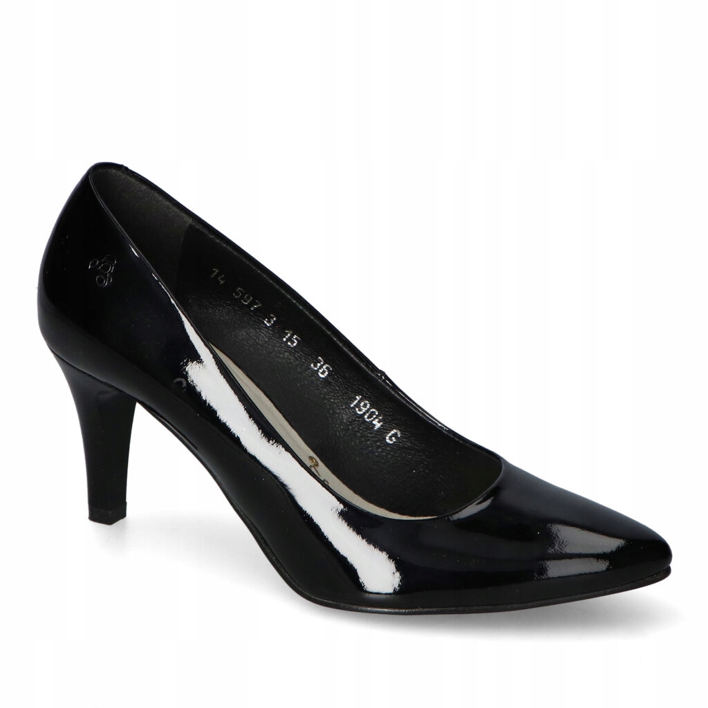 Boty Arka BI1904/83 L Černé Lak 36