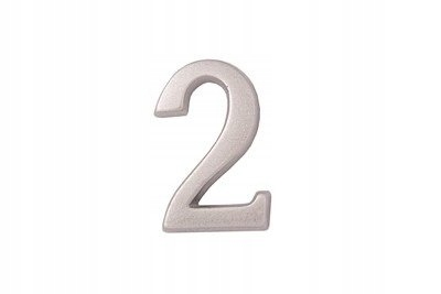 

Cyfra na drzwi 5cm satyna 2 przyklejana
