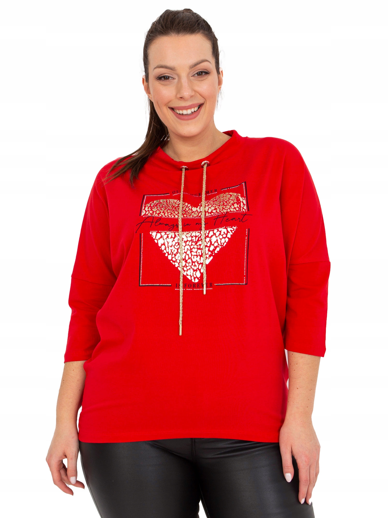 

Modna Bluzka damska Plus Size na co dzień