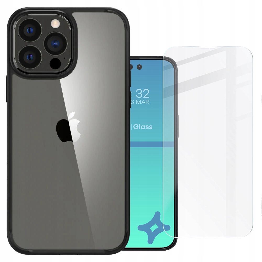 

Etui szkło do iPhone 13 Pro, Spigen, case, cover