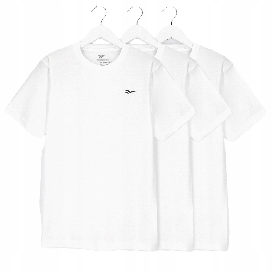 

Koszulka Reebok męska t-shirt biała 3pak r. S