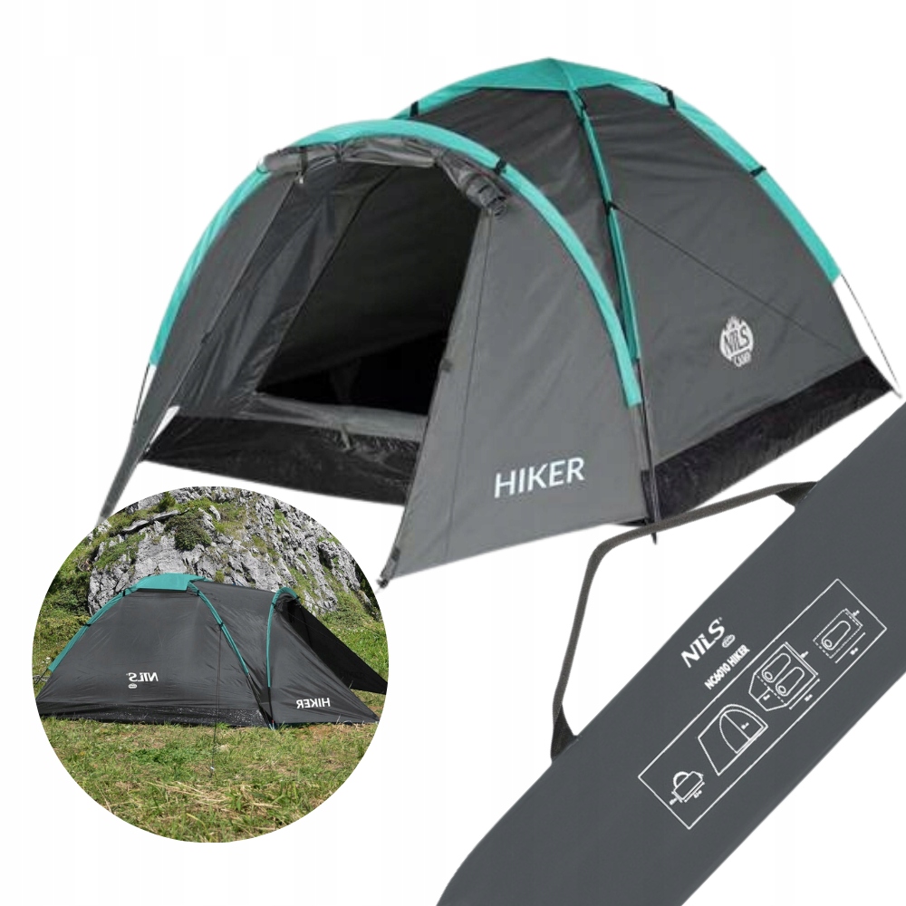 Stan kempingový stan pro 2 osoby Nils Voděodolný