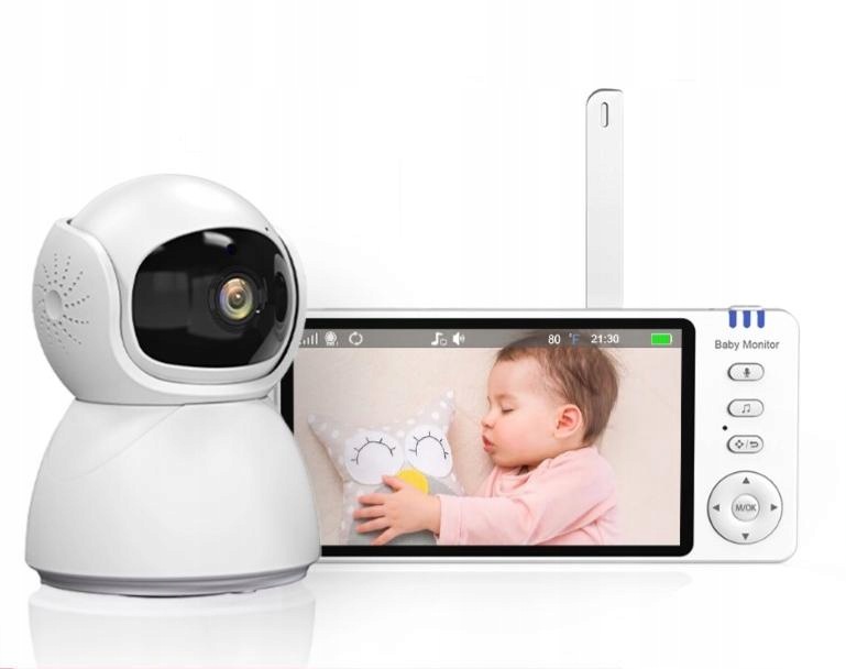 Elektroniczna Ninia Kamera Hd Obrotowa Dla Dziecka Do Pokoju 400M Uchwyt