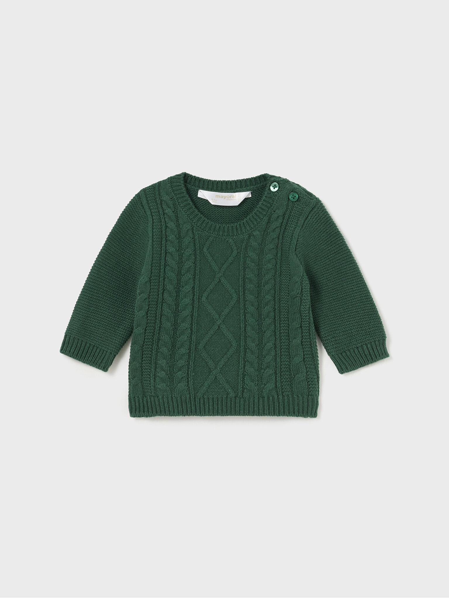 Mayoral Sweter 2.306 Zielony Regular Fit