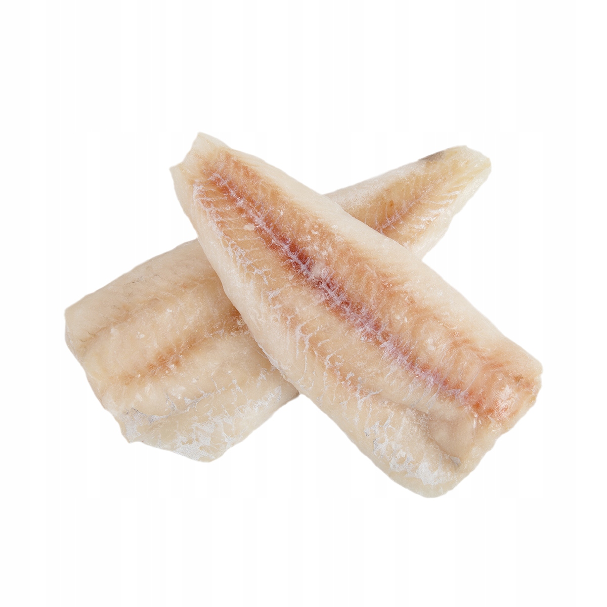 Dorsz Czarny filet bez skóry mrożony chude mięso glazura 5% 2 kg Suchy lód