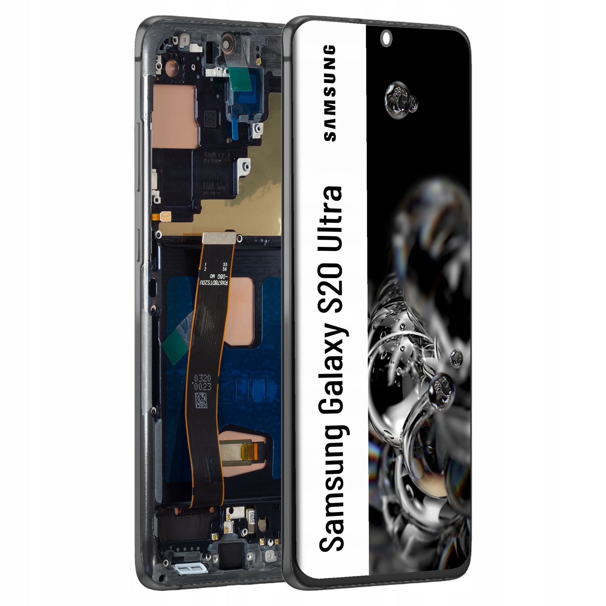 Displej pre Samsung Galaxy S20 Ultra LCD displej Big Oled Rámček SM-G988