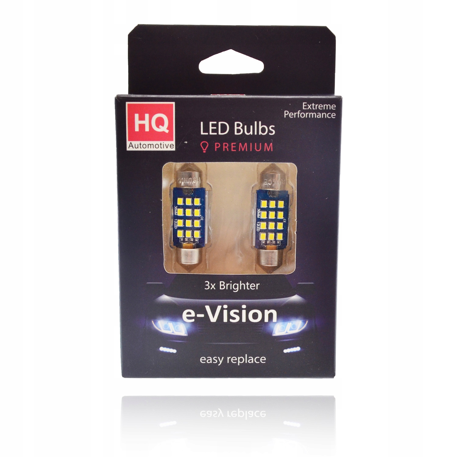 

2x Żarówka Led C10W 12xSMD2016 Canbus Biała 12/24V