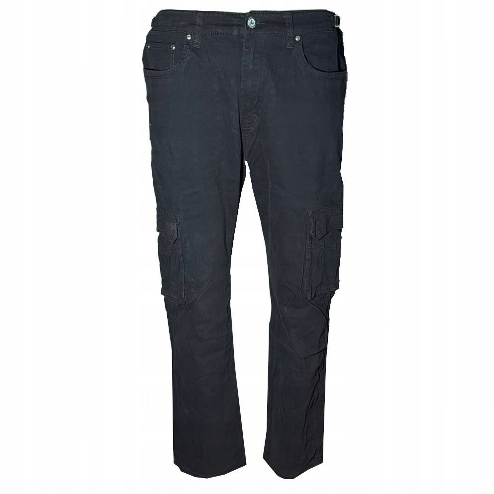 St. Leon´f kalhoty pánské ST22 kapsáče nadměrná velikost černá 40