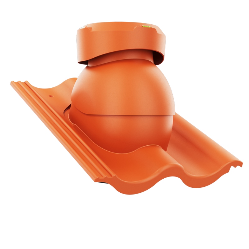 Krbový kanalizační ventilátor fi110 střešní krytina Sigma Cihlová