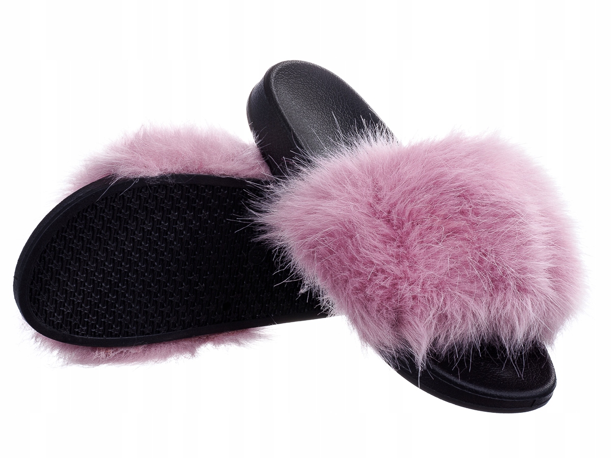 KLAPKI Z FUTERKIEM CIEPŁE KAPCIE MIĘKKIE FUTERKO Kod producenta dz821 purple1s1