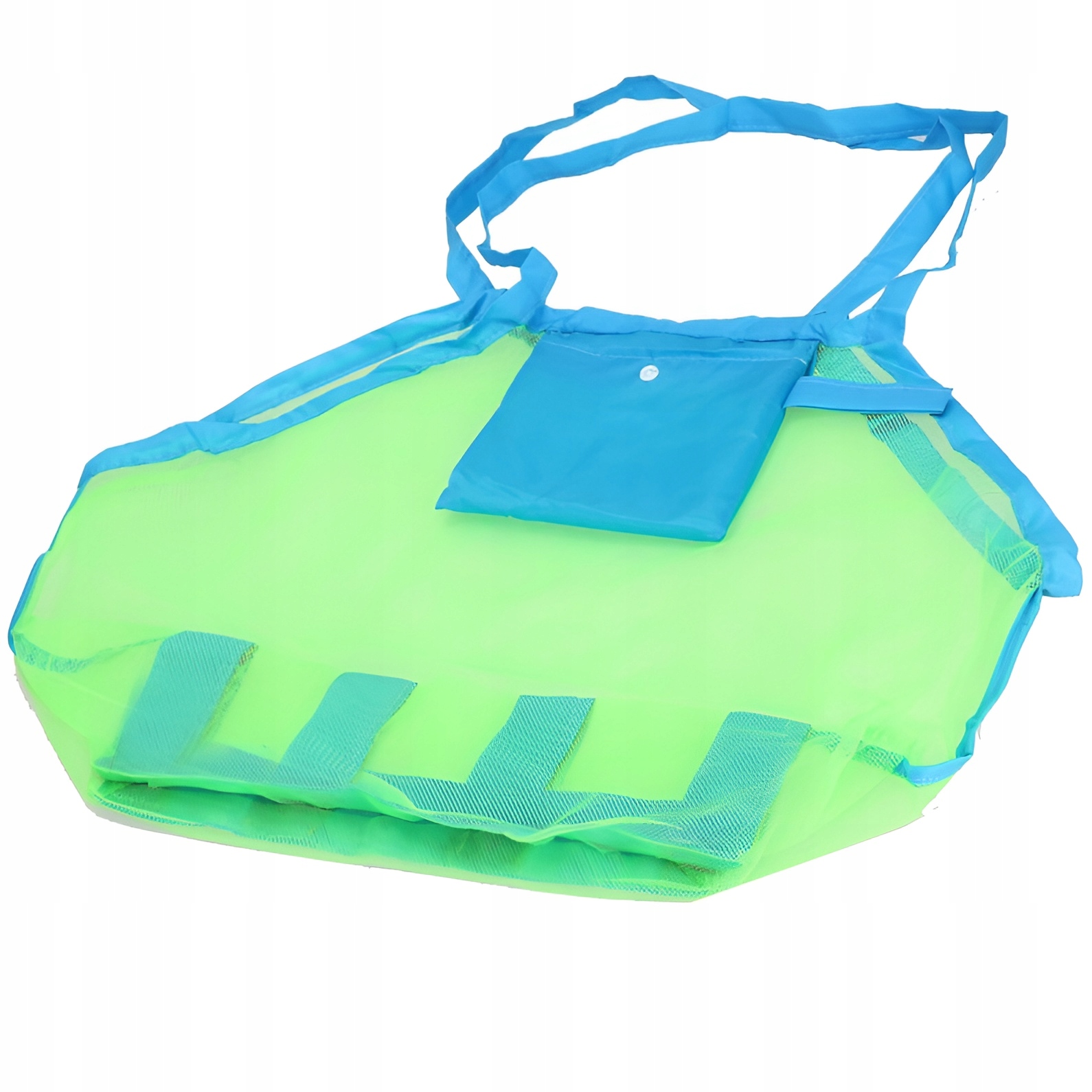 TORBA NA PLAŻĘ WOREK TOREBKA SIATKA DUŻA PLAŻOWA Wielkość duża (mieszcząca A4)