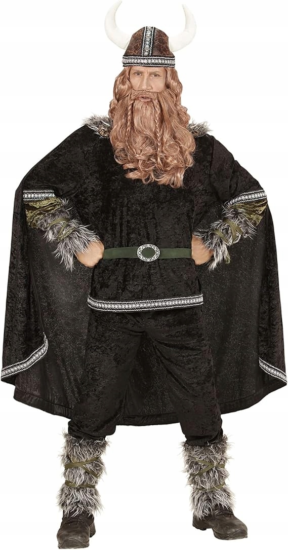 Kostým S pláštěm Vikingský bojovník na karneval M
