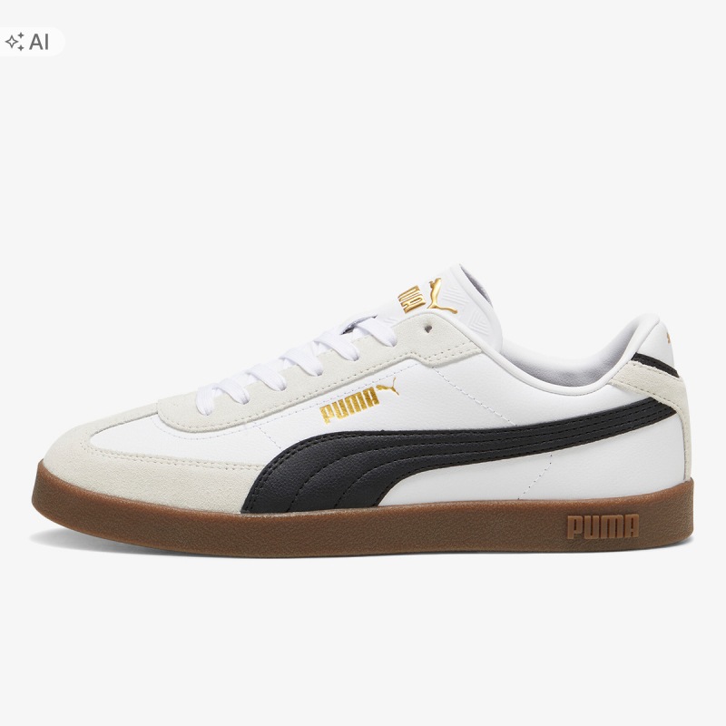 Puma Club II Pánské Sportovní Boty Hladké Bílé Semišové 43 Cxa