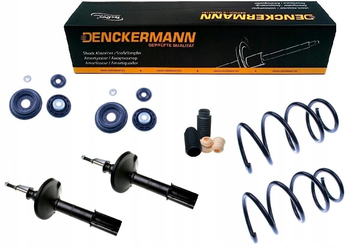 Tlumiče Krytu Pružiny Upevnění Dacia Logan I 2004- Přední Sada