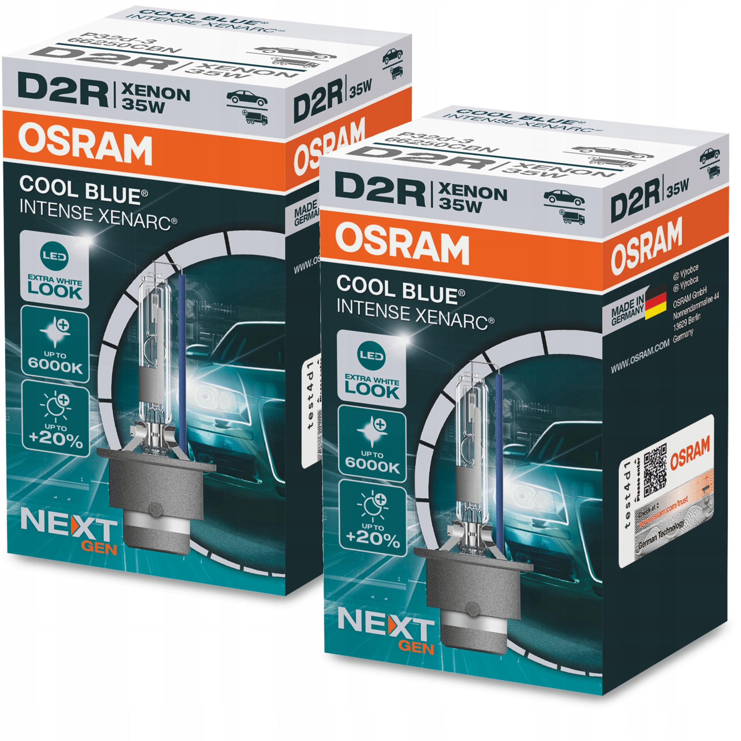 

Osram D2R Cool Blue Intense Next GenNowa Generacja