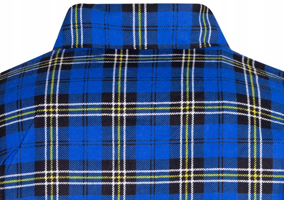 KOSZULA FLANELOWA CASUAL W KRATE MĘSKA 100% BAWEŁNA r. 3XL Rozmiar 3XL