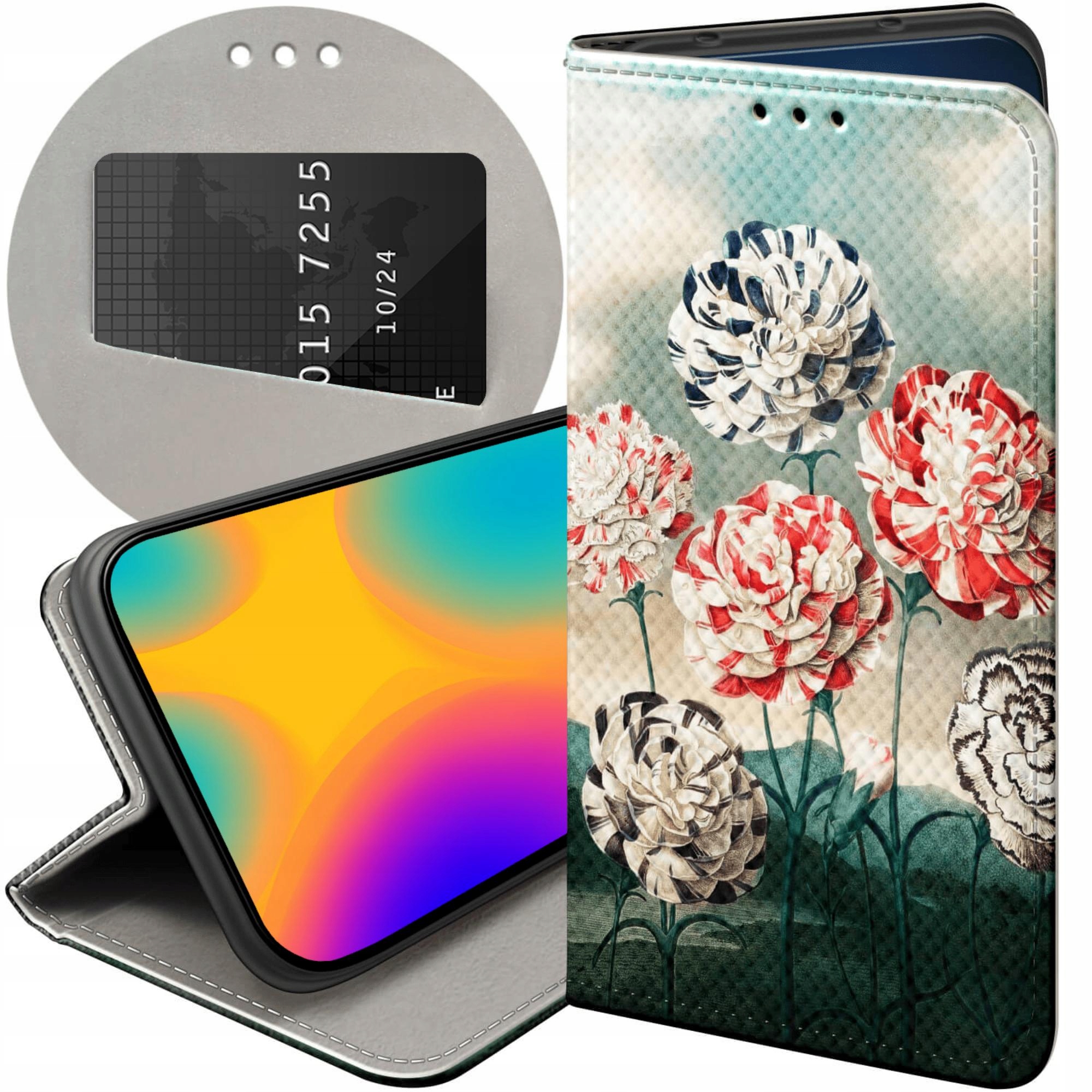 Etui Z Klapką Do Oppo A40 Robert Thorton John Rośliny Obrazy Futerał