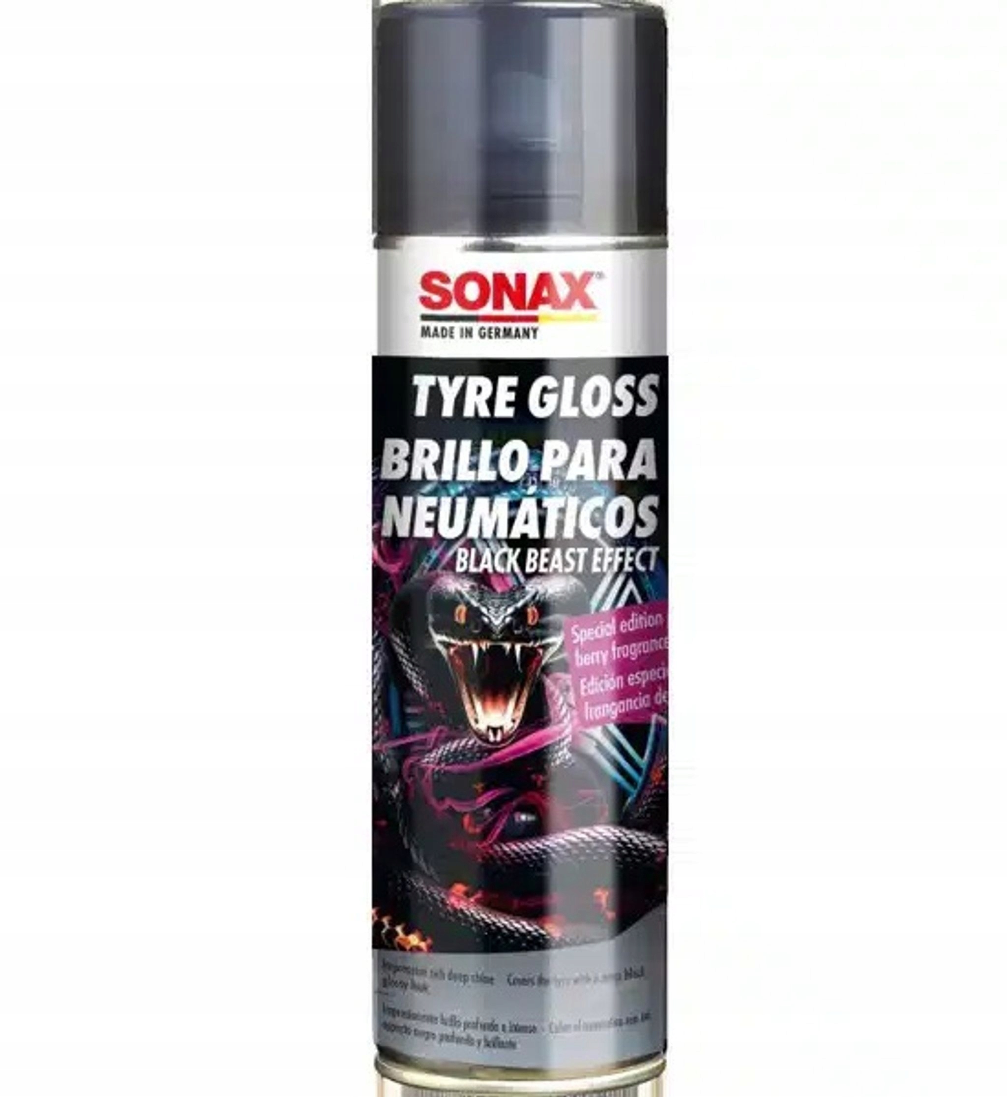 Preparat do Nabłyszczania Opon Sonax Tyre Gloss Black Beast 500ml Jagodowy