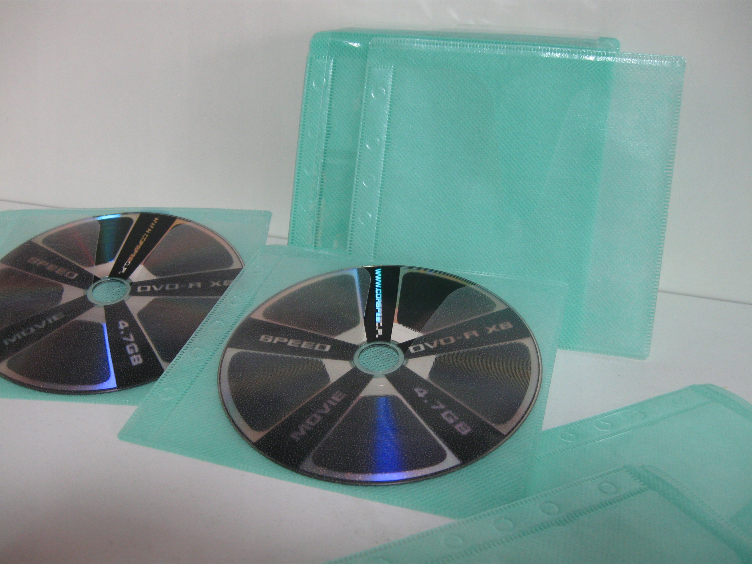  футболки для компакт-дисків для палітурки 100 Green Capacity (Number of Disks) 2 