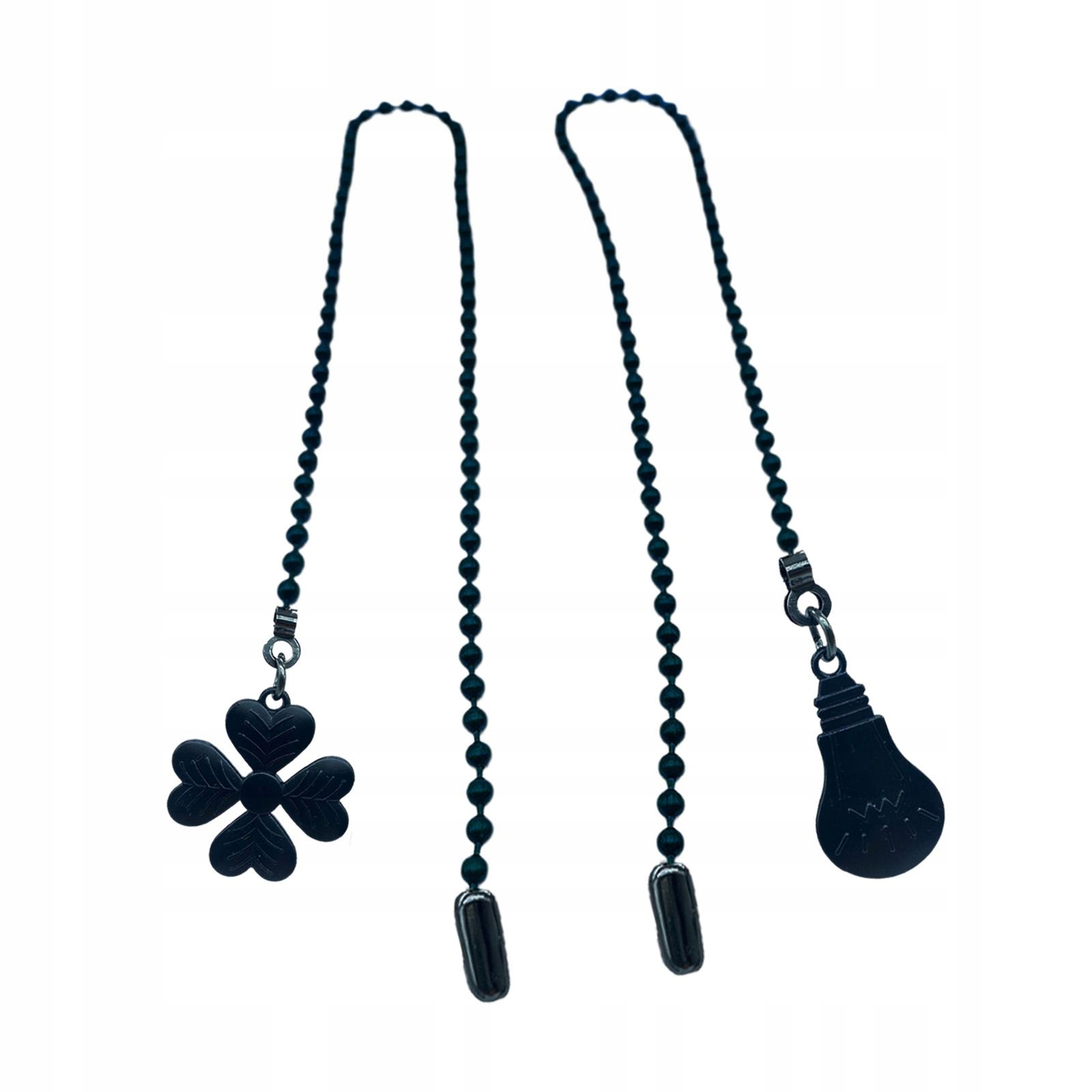 h-Ceiling Fan Pull Chain ceiling fan extension Black Marka bez marki