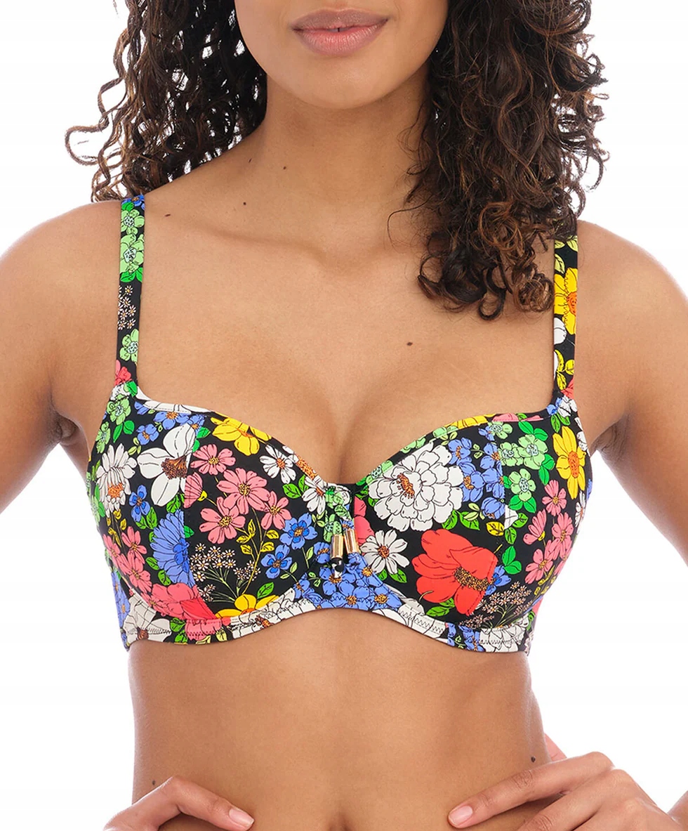Freya Floral Haze Sweetheart plavková podprsenka Eu: 75L Uk: 34HH Multi