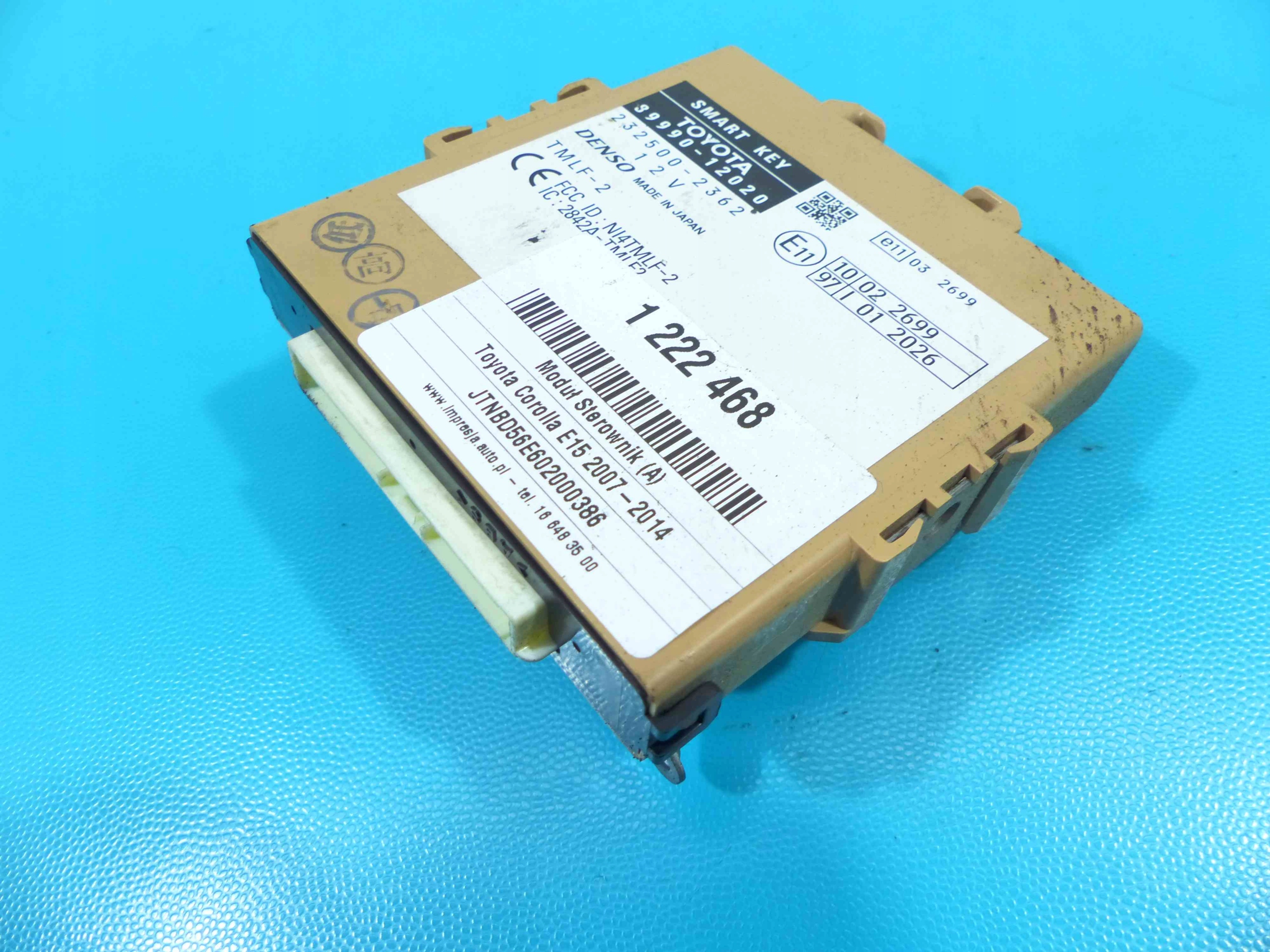 УПРАВЛЕНИЯ МОДУЛЬ TOYOTA COROLLA E15 89990-12020