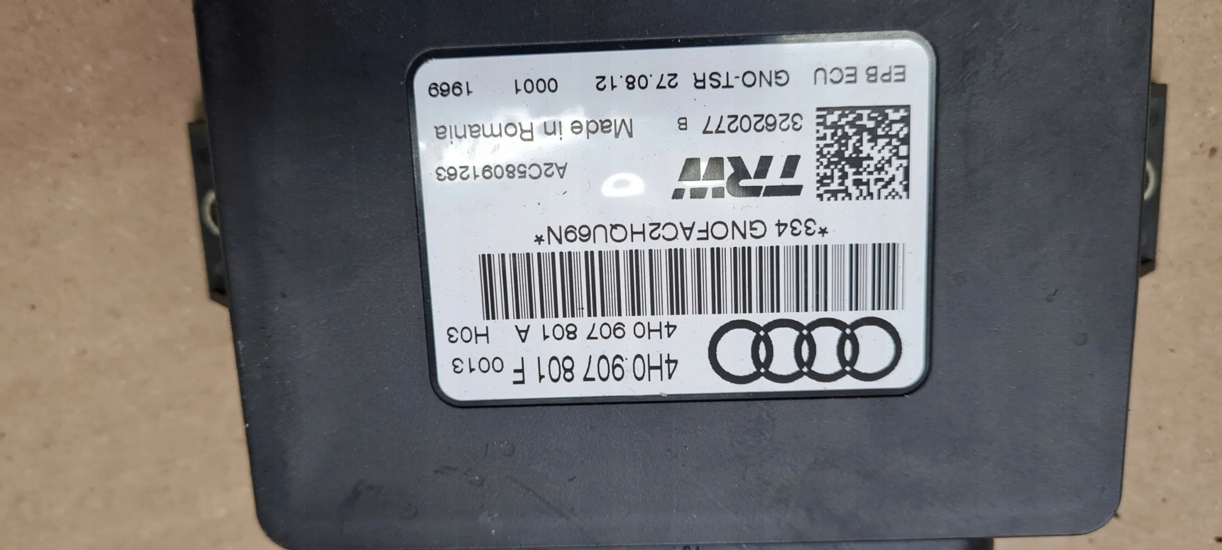 A6 C7 4G S6 module brakes 4H0907801F A7 4G S7